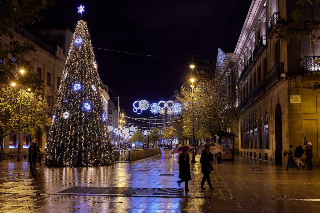 luces de Navidad en Pamplona