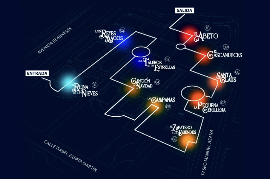 Mapa Parque José Antonio Labordeta 